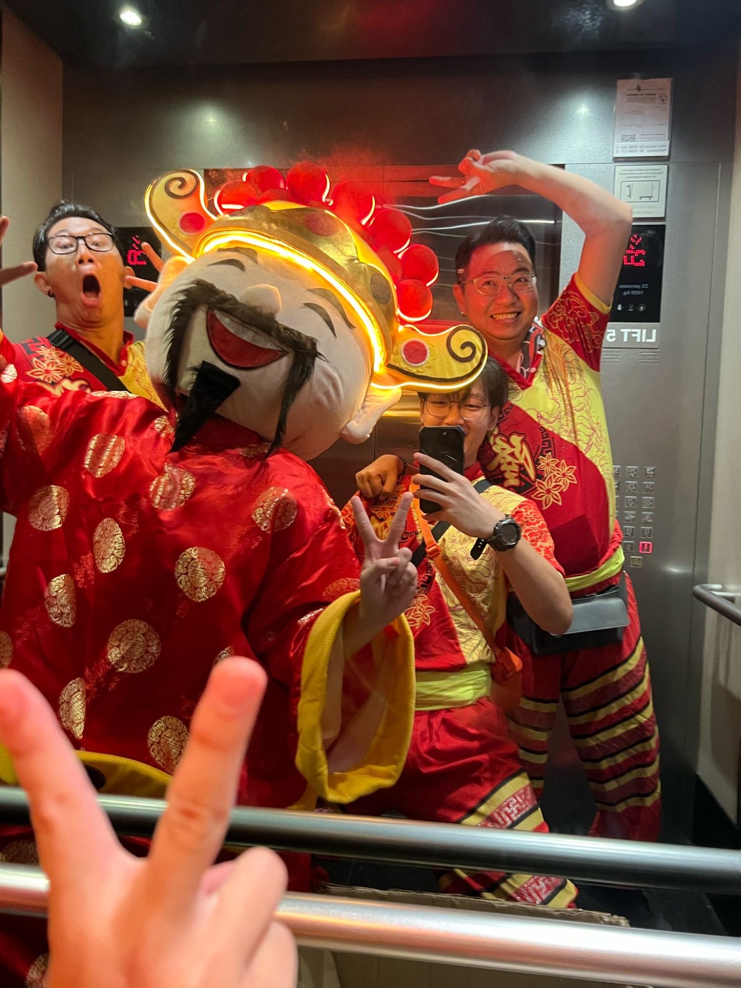 Professional Mascot / God of Fortune / Tua Peh Gong / Fu Lu Shou
